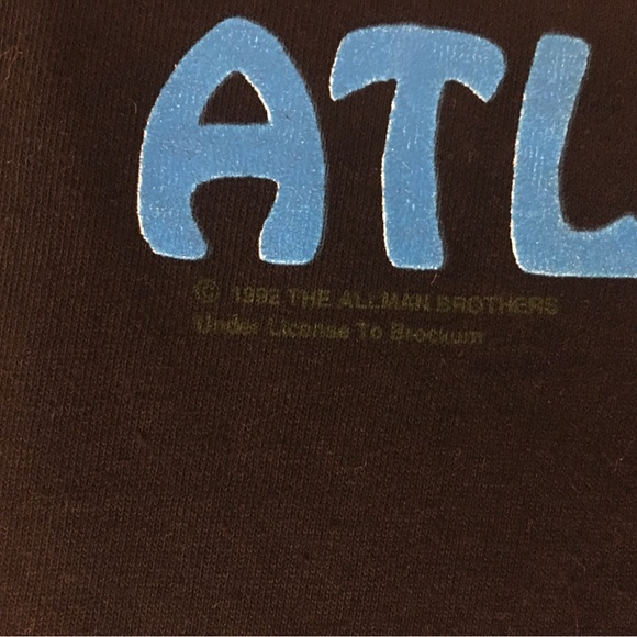 Allman Brothers Tour T-Shirt 1992 - Picture 4 of 8